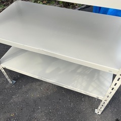 スチールラック オープンラック 棚5段 収納家具 棚板 W880 D455 H1430 中古現状渡し！ ④の画像