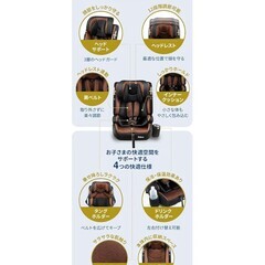 ISOFIX対応ジュニアシート　未使用　15ヶ月〜12歳までの画像