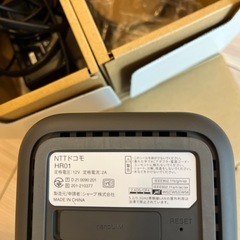 NTTドコモ　home5G HR01 ホームルーターの画像