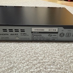 Panasonic 録画機能付きDVDプレーヤーの画像