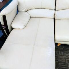 カウチソファー　本皮製　売ります！の画像