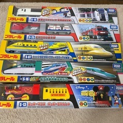 プラレールビックステーション＆踏切セット＆プラレール＆おまけプラレールの画像
