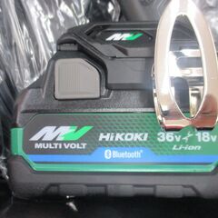 ハイコーキ HiKOKI WH36DH2XPBSZ インパクトレンチ マルチバッテリー×2 充電器 未使用【ハンズクラフト宜野湾店】の画像