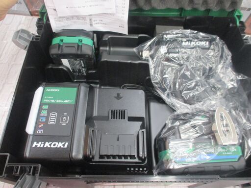 ハイコーキ HiKOKI WH36DH2XPBSZ インパクトレンチ マルチバッテリー×2 充電器 未使用【ハンズクラフト宜野湾店】