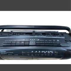 ユピテル ラジカセ YG-W40 ダブルカセット オートリバース ステレオカセットの画像