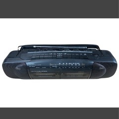 ユピテル ラジカセ YG-W40 ダブルカセット オートリバース ステレオカセットの画像