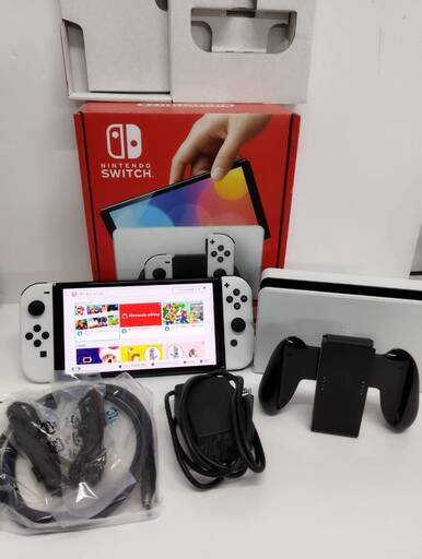 【未使用に近い】Nintendo Switch 有機ELモデル 本体 HEG-001/2025年製/HEG-S-KAAAA
