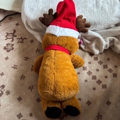 くまさん、クリスマスバージョン　ぬいぐるみの画像