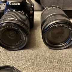 【美品】ミラーレス一眼canon  kissx7  カメラズームセットの画像