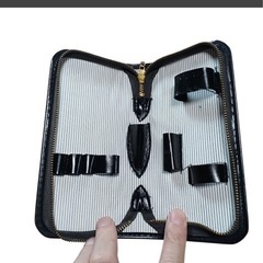 オリムピック釣具 OLYMPIC 小物入れ 釣り具入れ ブラック ケース 美品の画像