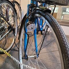 J1687【リユースのサカイ柏店】シティサイクル　offiche　ダイナモライト　ブルー★店頭にて試乗可★ 簡易クリーニング済　　 中古自転車 　流山市  松戸市 我孫子市 鎌ヶ谷市 船橋市 守谷市 取手市　の画像