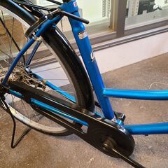 J1687【リユースのサカイ柏店】シティサイクル　offiche　ダイナモライト　ブルー★店頭にて試乗可★ 簡易クリーニング済　　 中古自転車 　流山市  松戸市 我孫子市 鎌ヶ谷市 船橋市 守谷市 取手市　の画像