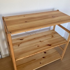 無印良品　パイン材ユニットシェルフの画像