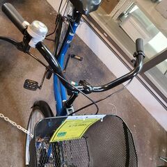 J1687【リユースのサカイ柏店】シティサイクル　offiche　ダイナモライト　ブルー★店頭にて試乗可★ 簡易クリーニング済　　 中古自転車 　流山市  松戸市 我孫子市 鎌ヶ谷市 船橋市 守谷市 取手市　の画像