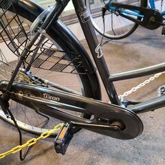 J1688【リユースのサカイ柏店】シティサイクル　Bran　ダイナモライト　ブラック★店頭にて試乗可★ 簡易クリーニング済　　 中古自転車 　流山市  松戸市 我孫子市 鎌ヶ谷市 船橋市 守谷市 取手市　の画像