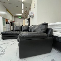 フェザーL型ソファの画像