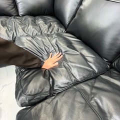 フェザーL型ソファの画像