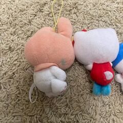 ぬいぐるみ　まとめ売り　ベビーピーチ　マイメロ　キティーちゃん　そのほか　の画像