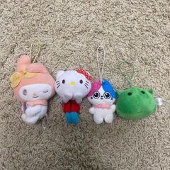 ぬいぐるみ　まとめ売り　ベビーピーチ　マイメロ　キティーちゃん　そのほか　の画像