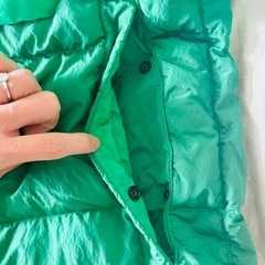 STONE ISLAND グリーン ダウンジャケットの画像