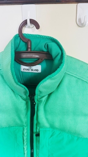 STONE ISLAND グリーン ダウンジャケット