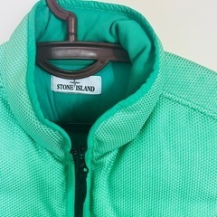 STONE ISLAND グリーン ダウンジャケットの画像