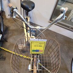 J1689【リユースのサカイ柏店】maruishi　丸石サイクル　シティサイクル　wallaby　6段変速　オートライト　クリーム★店頭にて試乗可★ 簡易クリーニング済　　 中古自転車 　流山市  松戸市 我孫子市 鎌ヶ谷市 船橋市 守谷市 取手市　の画像