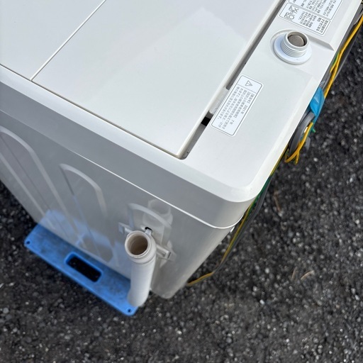 通電◎　無印良品 単身用 5kg 洗濯機 MJ-W50A 2021年　製造元 AQUA 株式会社