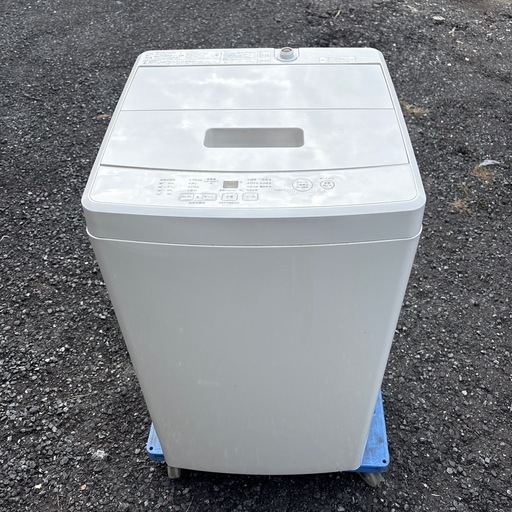 通電◎　無印良品 単身用 5kg 洗濯機 MJ-W50A 2021年　製造元 AQUA 株式会社