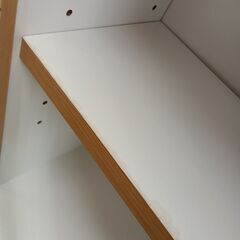 リユースのサカイ栃木店★ジモティ割あり★  本棚 ライトブラウン W60×D22×H180 クリーニング済み TC11279の画像