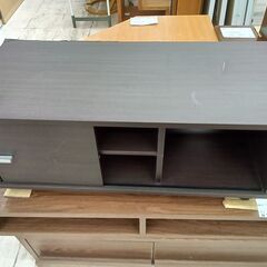 リユースのサカイ栃木店★ジモティ割あり★  TV台 ダークブラウン W79×D34×H34 クリーニング済み TC11281の画像