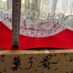 日本製　HASEGAWA GLASSの盛鉢　ガラスボウル大 の画像