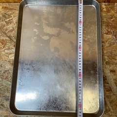 C(7608) クローバー印 浅型 角バット 4個セット ステンレス 320×435×22㎜ 業務用 厨房用品 飲食店 店舗用の画像