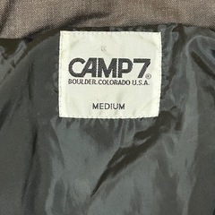 CAMP7 ダウンジャケット ブラウン　Mサイズの画像
