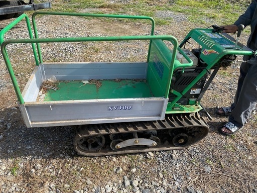 クローラXV300運搬車手動ダンプ付き