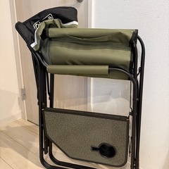 コールマン　 サイドテーブル付 デッキチェア ST オリーブColeman 　　　　　　　の画像