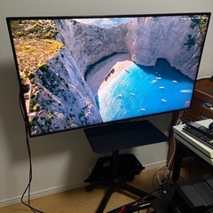 シャープ lc-50u45 2018年製 スタンド付きの画像