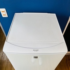 直接引き取り3,800円引き⭐︎大阪府下又は近郊は配送設置込み🉑 SHARP 167L 冷凍冷蔵庫 SJ-17E5-KW 2018年製/YMJ104-41 の画像