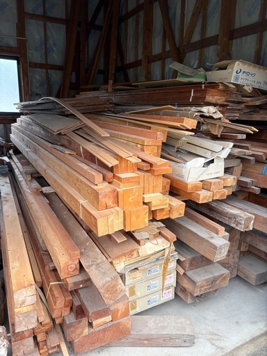 木材セット 杉材　板　様々なサイズ　 新潟県長岡市　無垢材　建設資材　薪