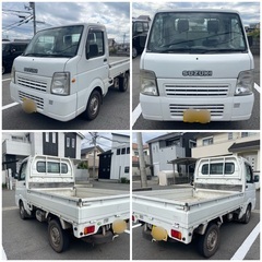 売約済み　　⭐️車検満タン⭐️即納⭐️キャリイトラック⭐️4WD⭐️エアコン⭐️パワステ⭐️67000km⭐️DA65T DA64Tの画像