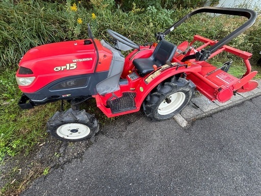 三菱トラクターGF15 アワメーター290h 水平自動& 耕深自動4WD