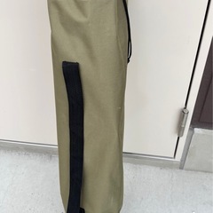 アウトドア ロールテーブル アルミ 折りたたみ カーキの画像