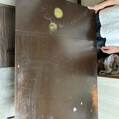 《訳ありのため無料》ニトリダイニングテーブル 椅子セットの画像