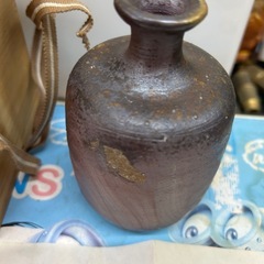 備前焼　一輪挿し　花瓶　壺　興楽園　木村純雄　友敬の画像