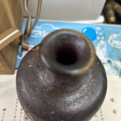 備前焼　一輪挿し　花瓶　壺　興楽園　木村純雄　友敬の画像