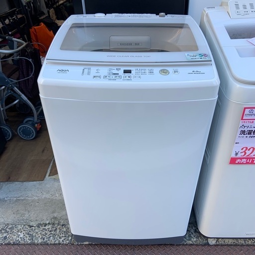 2021年製 アクア 全自動洗濯機 8.0kg AQW-GV80H S115821757