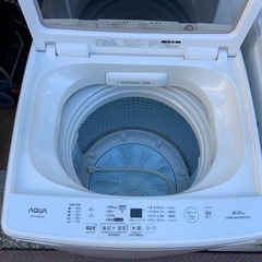 2021年製　アクア　全自動洗濯機　8.0kg AQW-GV80Hの画像