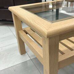 ★リユースのサカイ千葉中央店★  ローテーブル ブラウン H39×D50×W104 クリーニング済み TC5073の画像