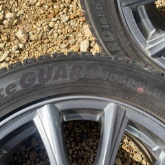 【早い者勝ち】225/55R17 スタッドレスタイヤ　iG50プラス　ヨコハマ　アルミホイール付き　4本セット　17インチ　スカイライン等　北海道　札幌の画像