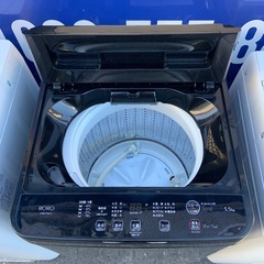 2024年製　ヤマダ　全自動洗濯機　5.5kg YWM-T55LKの画像